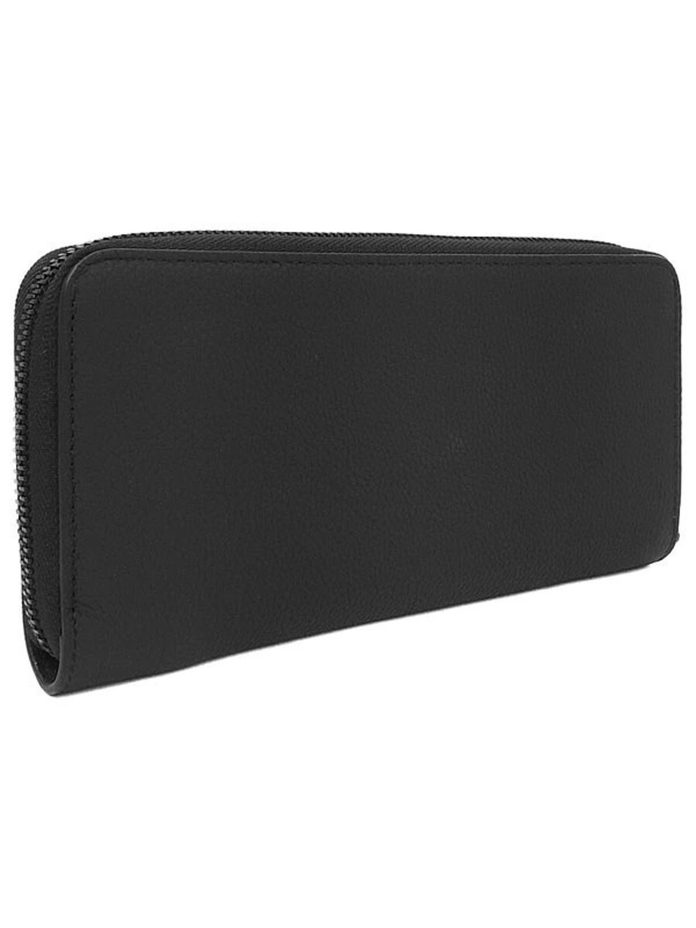 Louis Vuitton Round Zipper Long Aerogram Horizontal LV Zippy Wallet Black